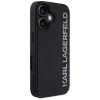 Etui Karl Lagerfeld HC 3D Rubber         Elongated Glitter do iPhone 16 czarny